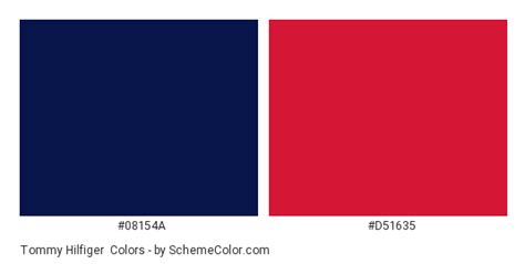 tommy hilfiger color codes.